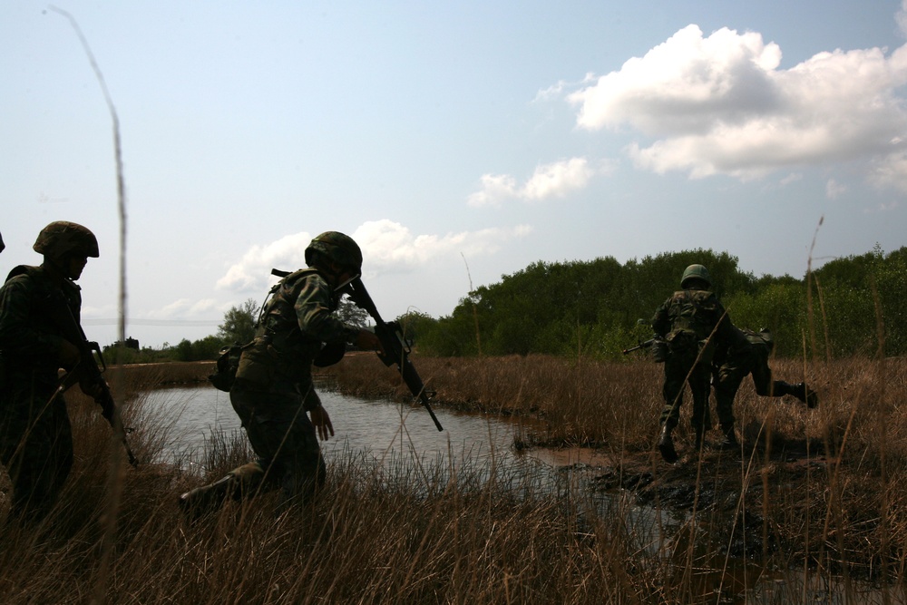 Bilateral mechanized raid executed during Exercise Cobra Gold 2012