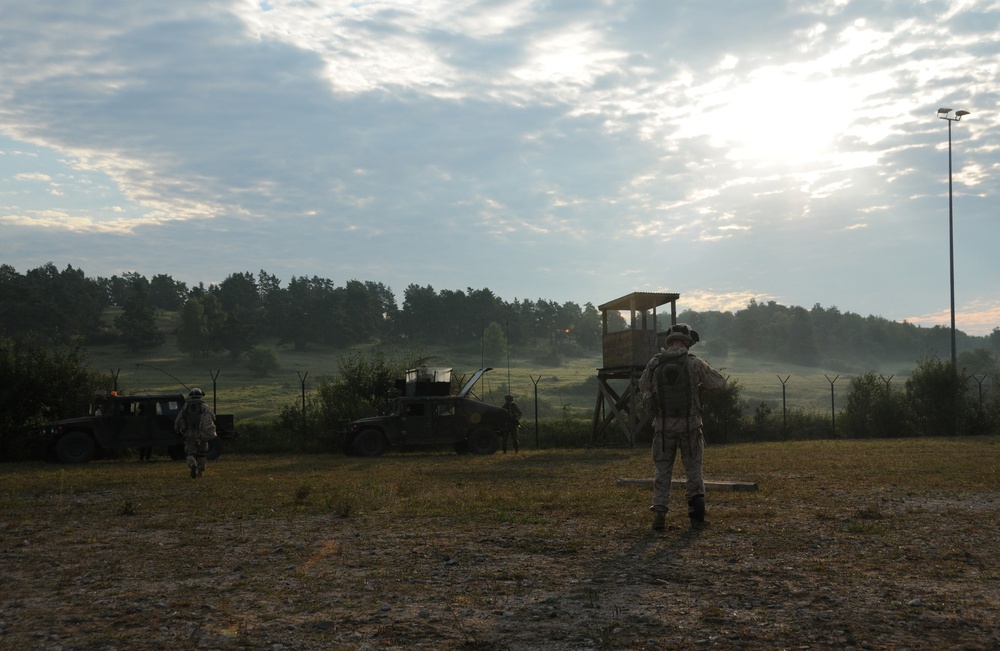 Croatian and Czech Operational Mentor Liaison Team training