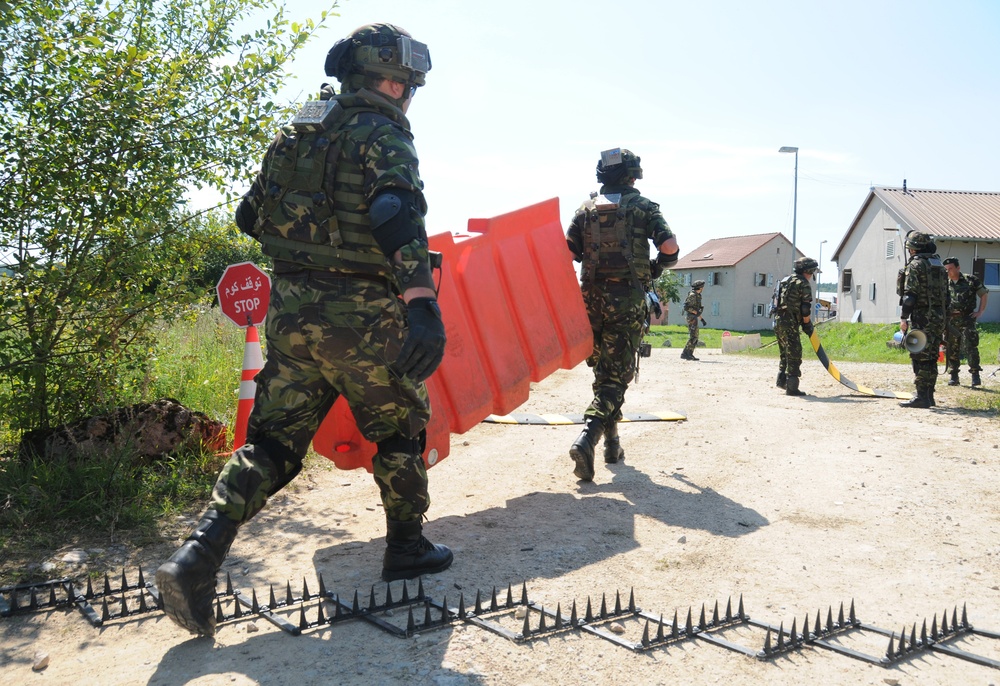 Romanian and Czech Operational Mentor Liaison Team training