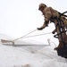 Seabees remove snow in Afgahnistan