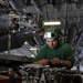 USS Carl Vinson sailor conducts maintenance