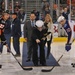 Admiral's hockey puck drop