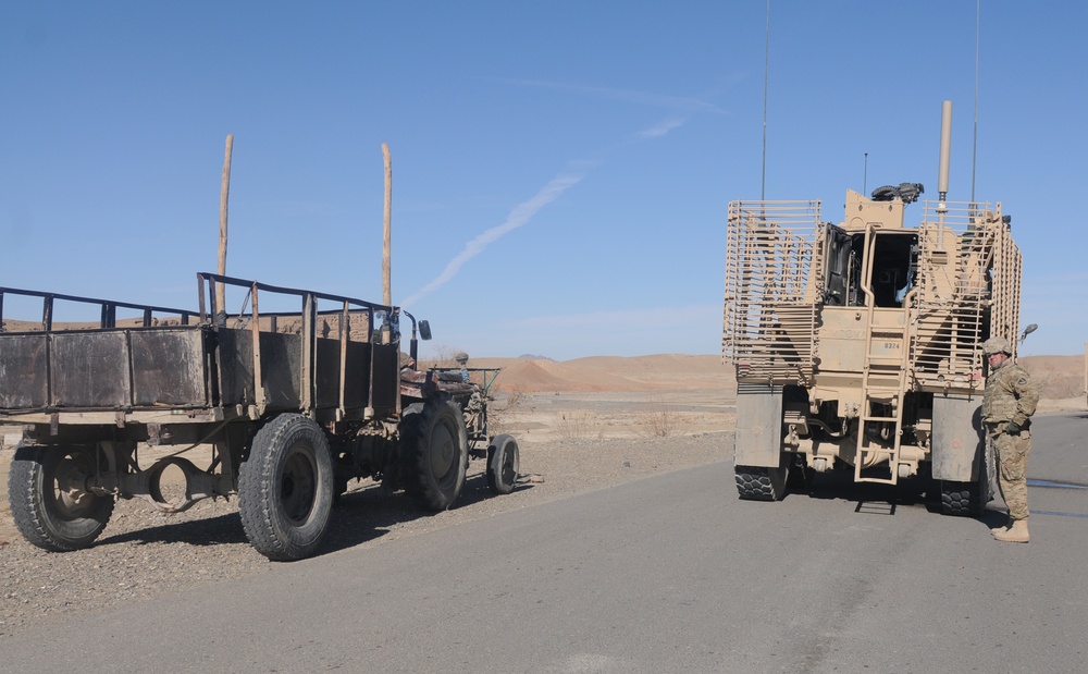 Combat engineers have blast searching for, destroying improvised explosive devices