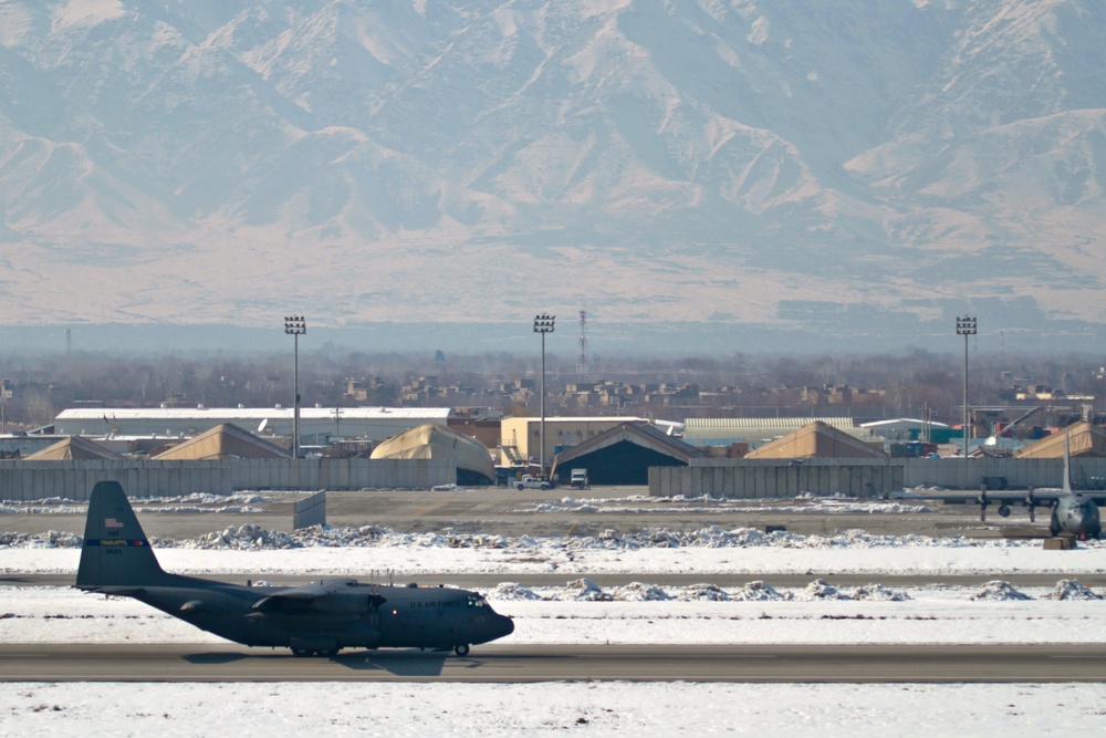 Air National Guard Hercs move cargo in Afghanistan