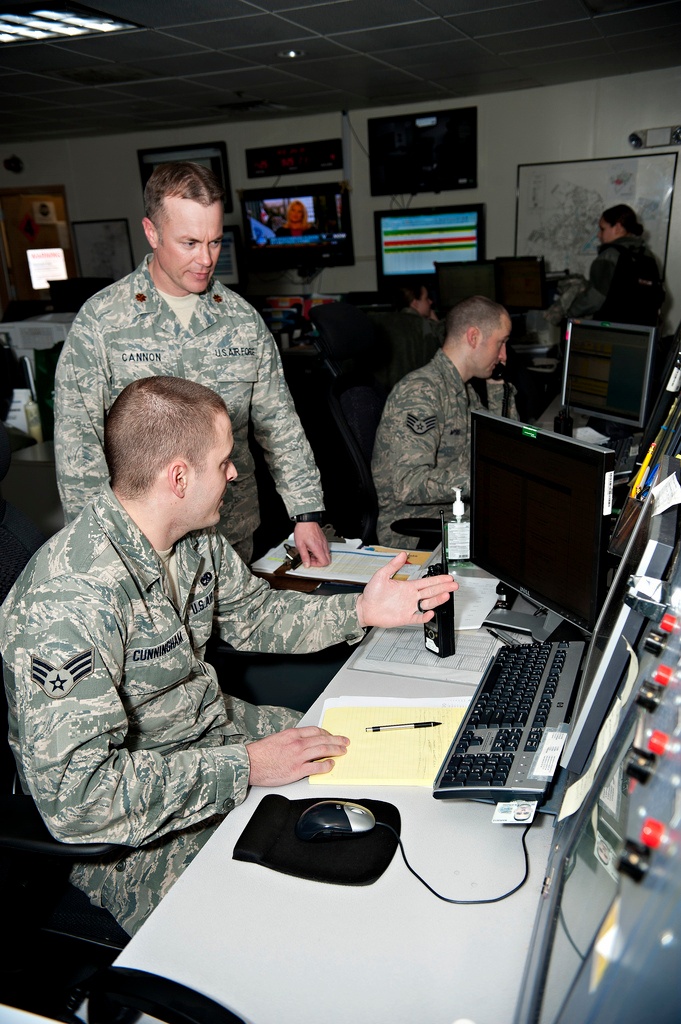 305th Maintenance Group airmen at work