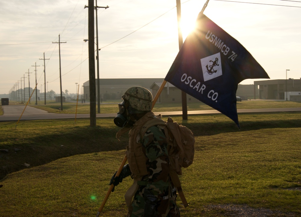 NMCB 74 conduct MOPP Readiness Excercise