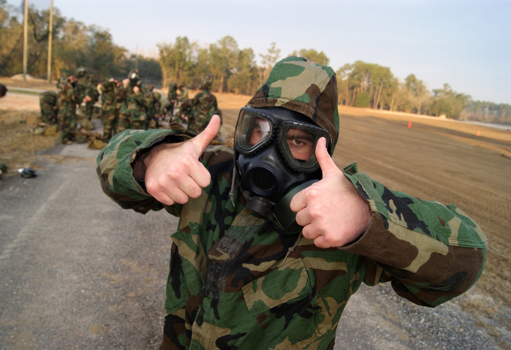 NMCB 74 conduct MOPP Readiness Excercise