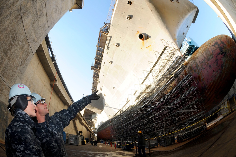 USS Ronald Reagan in Washington