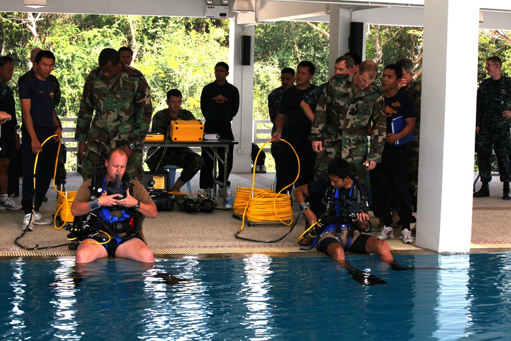 DVIDS Images Explosive Ordnance Disposal divers practice diving
