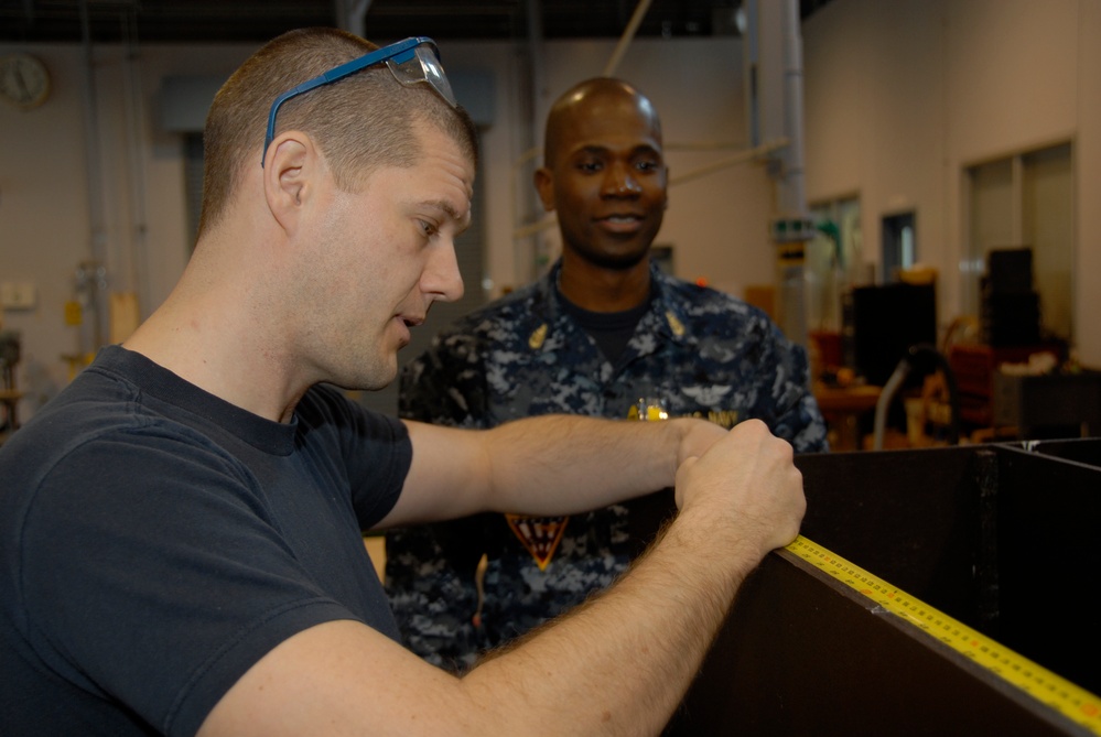 CPO 365 builds cubbies for Cummings Elementary