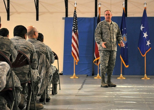 US Air Forces Europe leaders visit RAF Mildenhall