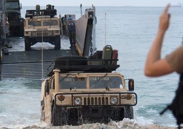 USS Tortuga unloads at Exercise Cobra Gold 2012