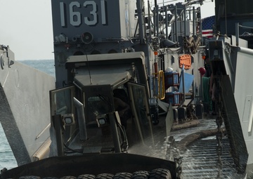 USS Tortuga unloads at Exercise Cobra Gold 2012