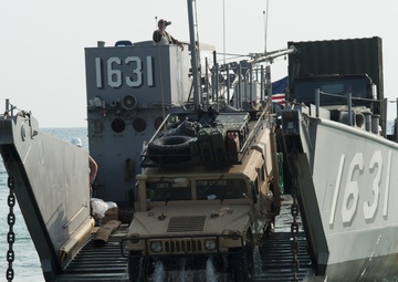 USS Tortuga unloads at Exercise Cobra Gold 2012