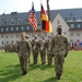 The deployment ceremony begins for the 18th Engineer Brigade