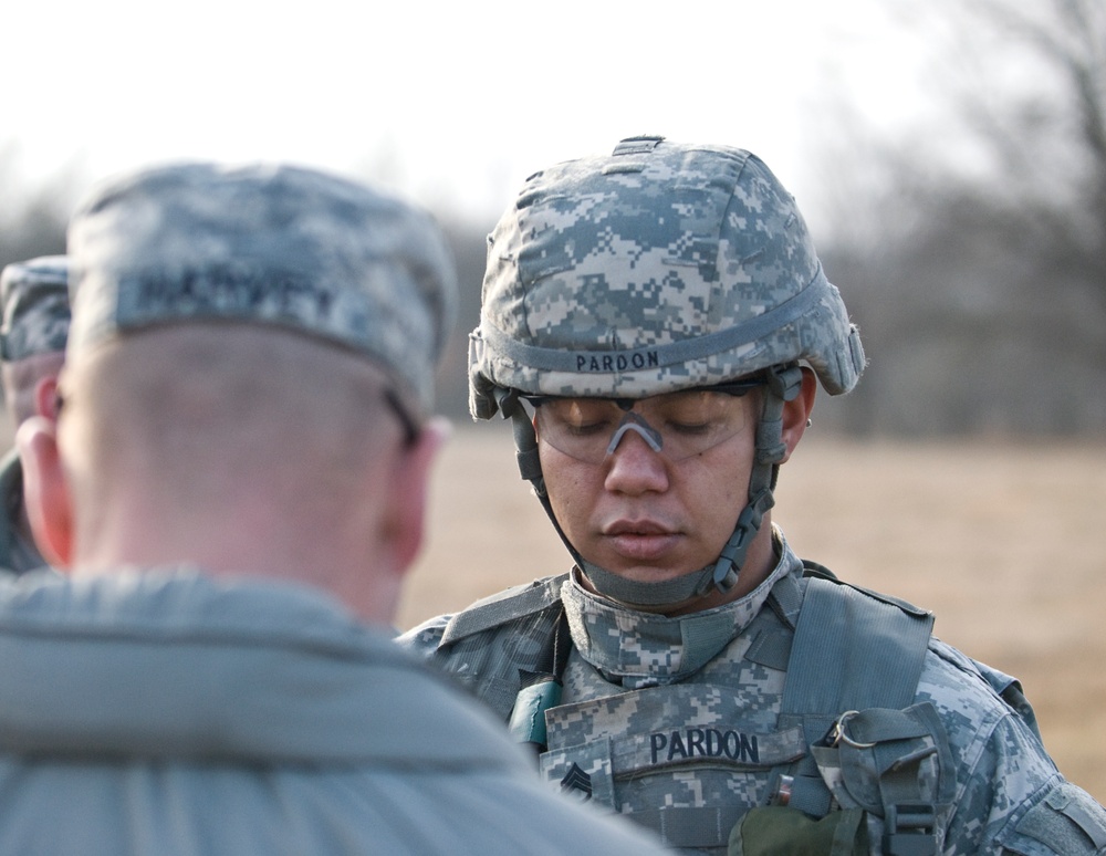 Best Warrior recieves map