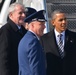 President Barack Obama greets vice commander