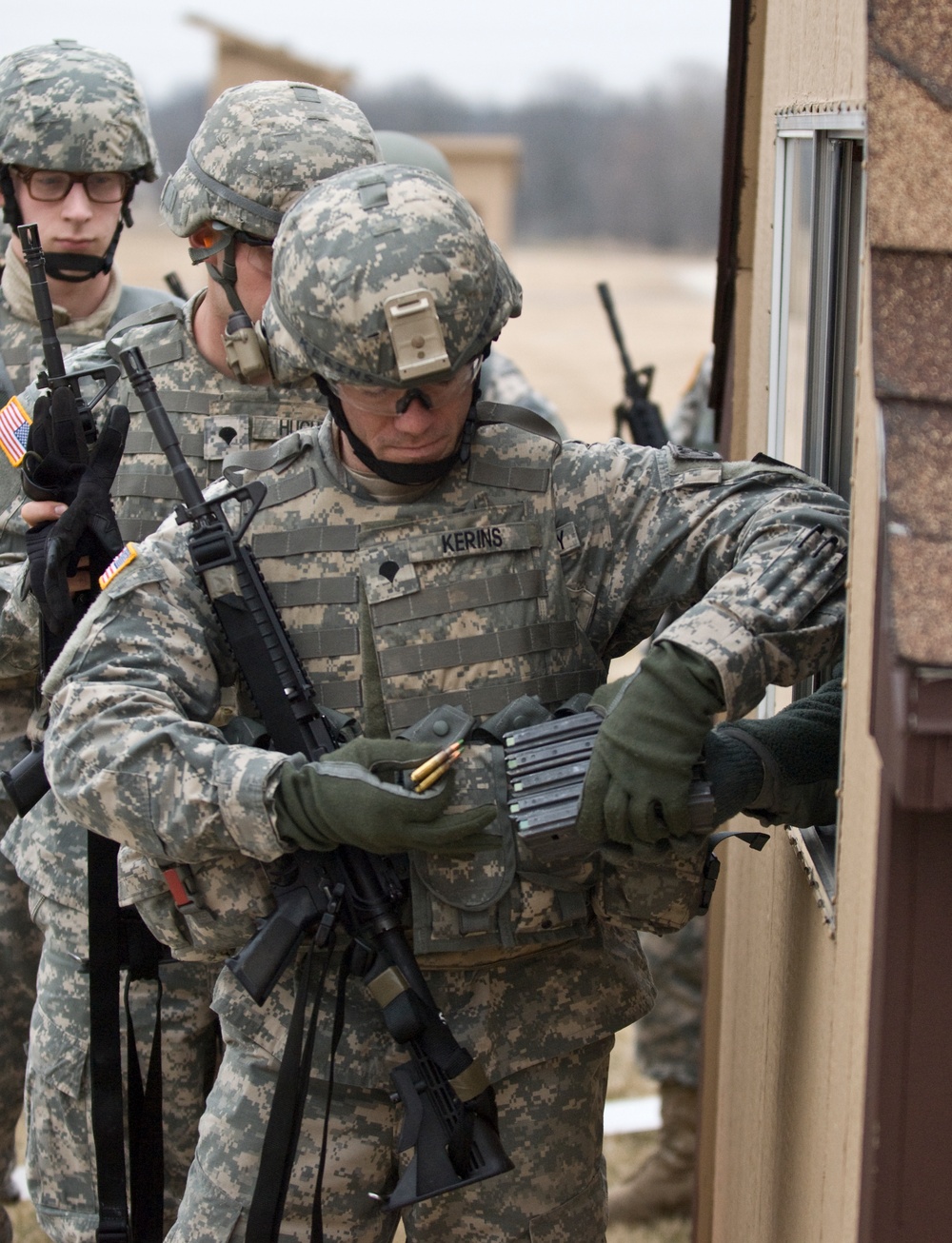 Best Warrior receives ammo and magazines