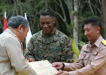 Multinational project builds school