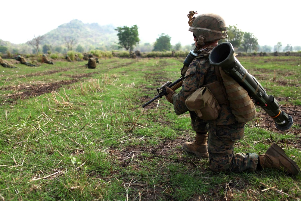 Bilateral combined arms live fire exercise during Cobra Gold 2012
