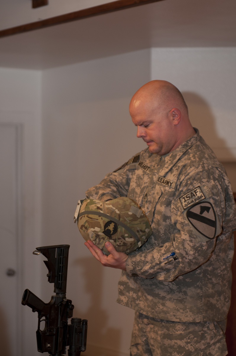 Memorial ceremony at Bagram