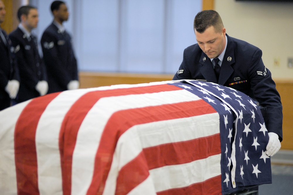 Honor Guard training