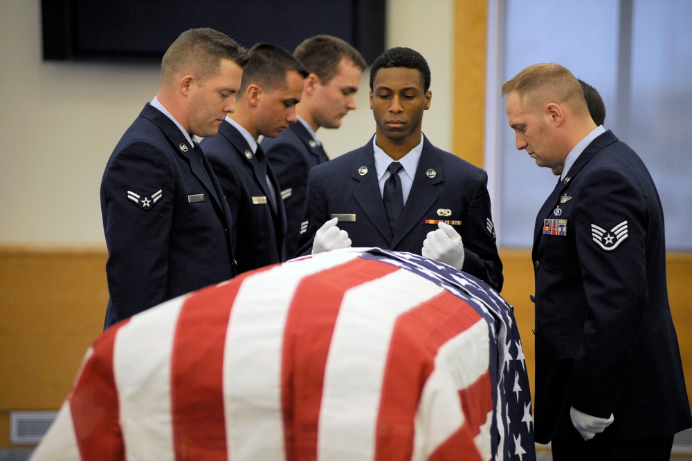 Honor Guard training