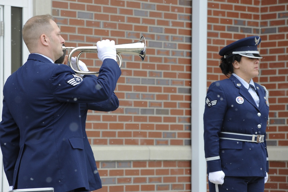 Honor Guard training