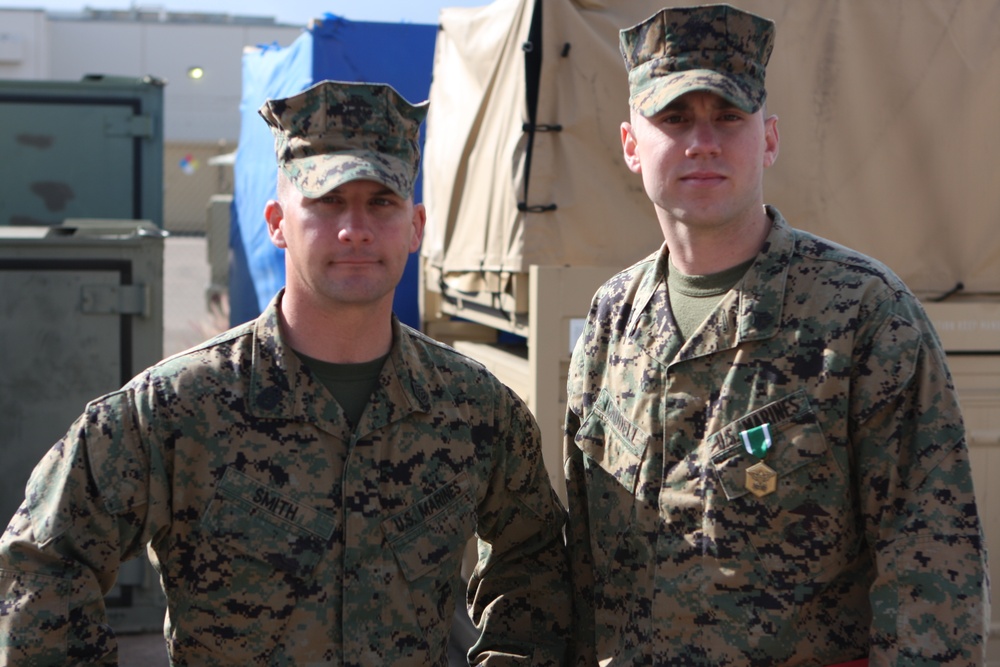 MWCS-38 Marines recognized for heroic response