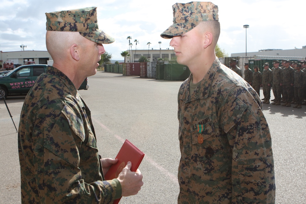 MWCS-38 Marines recognized for heroic response