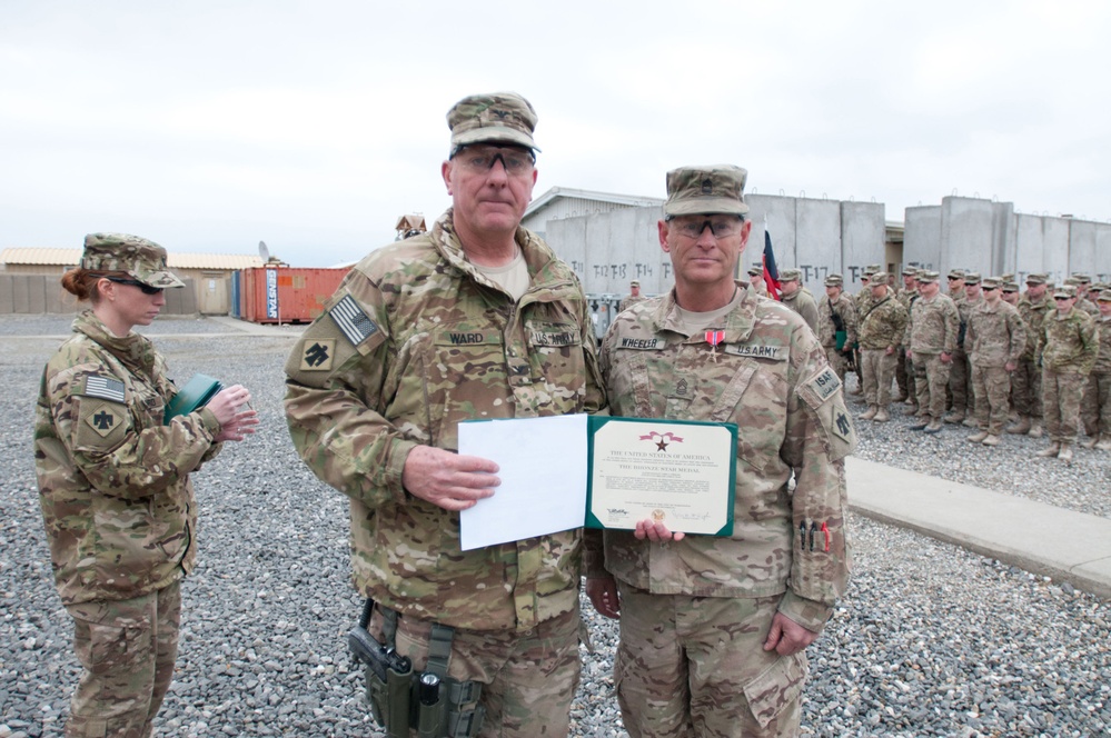 45th IBCT commander awards soldiers