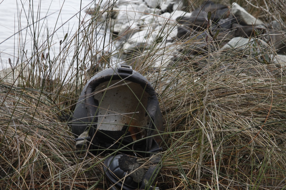 Pamlico County residents find Cobra pilot's long lost helmet