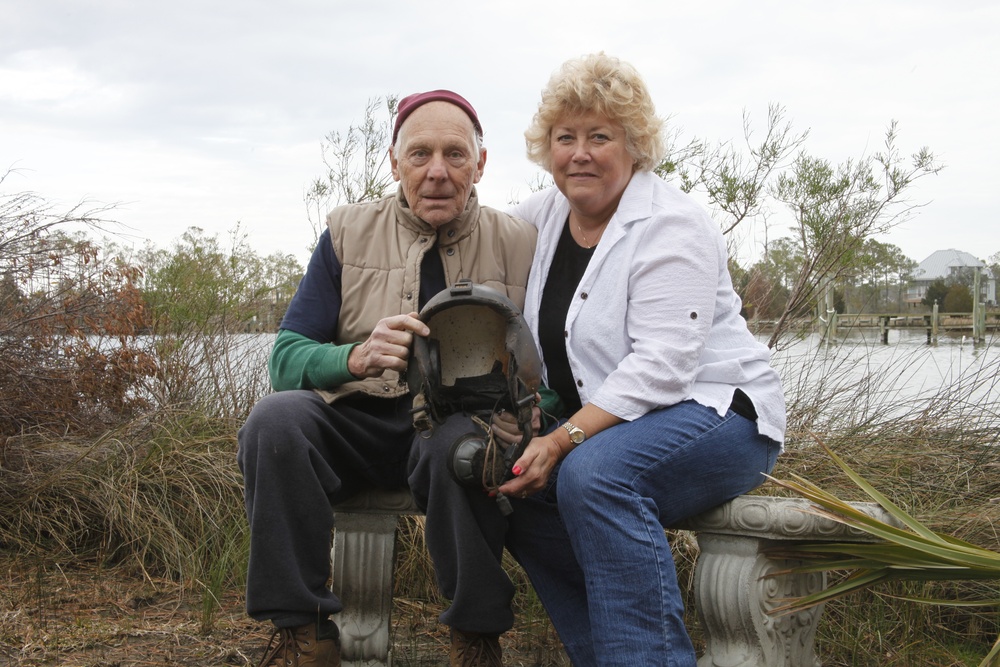 Pamlico County residents find Cobra pilot's long lost helmet