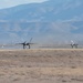 F-22 Raptors take offs