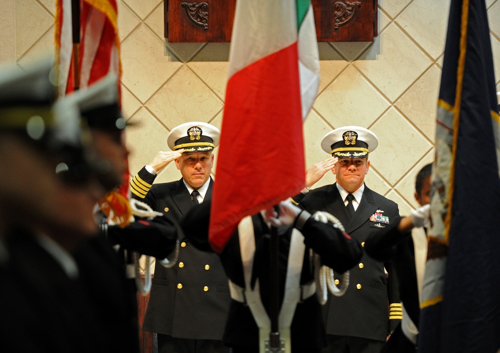 Change of command at NSA Naples