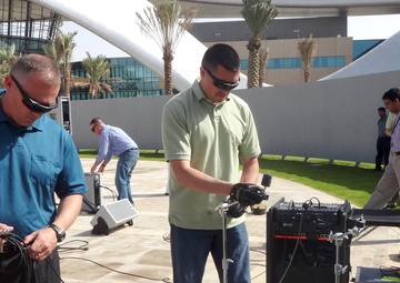 Band airman on campus