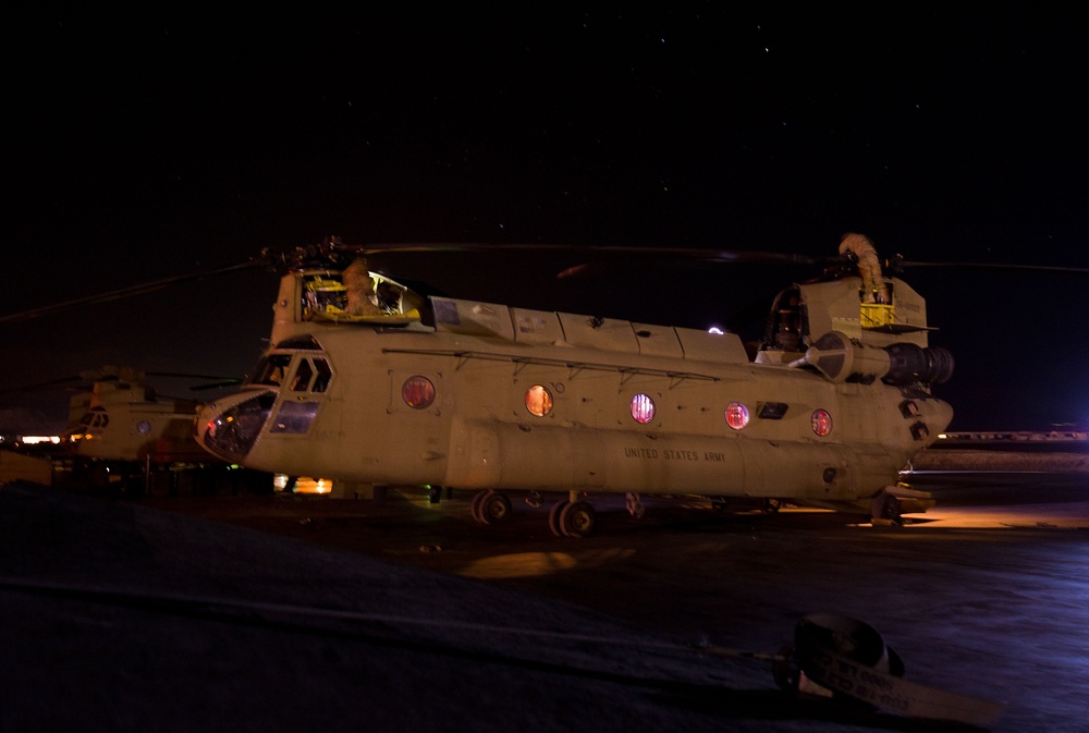 Chinook night flight