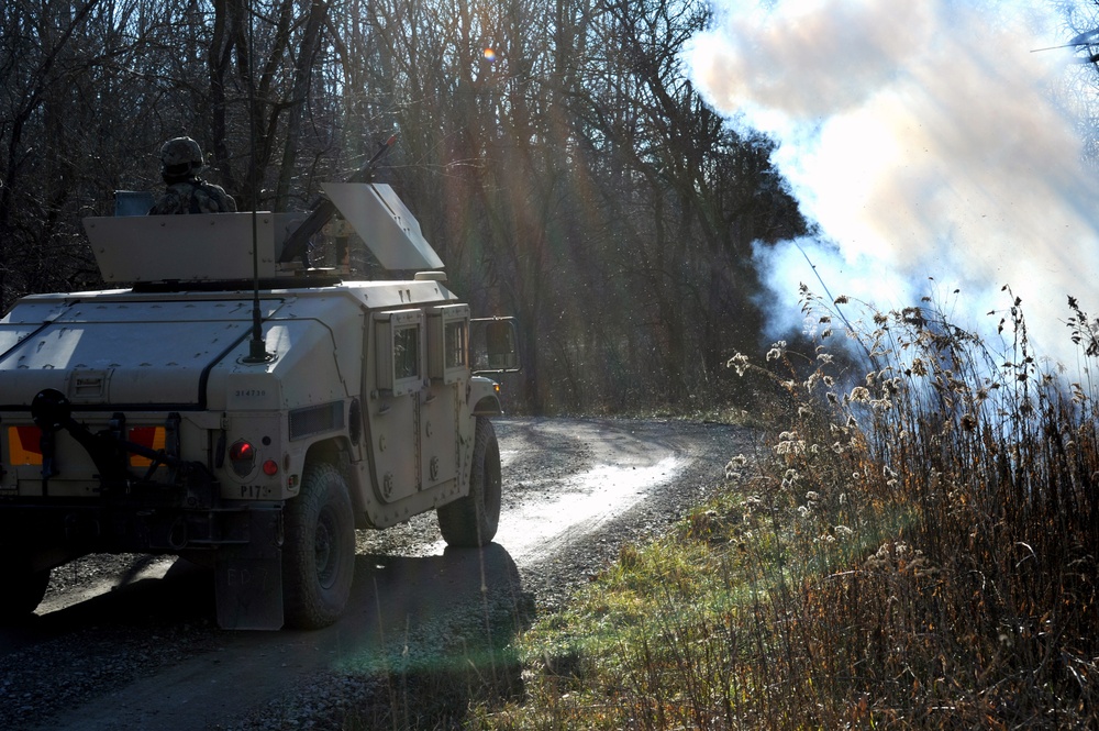 Provincial Reconstruction Team Kunar training at Camp Atterbury