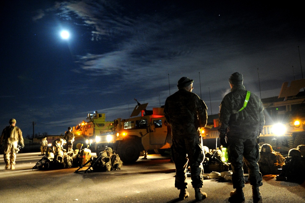 Provincial Reconstruction Team Kunar training at Camp Atterbury