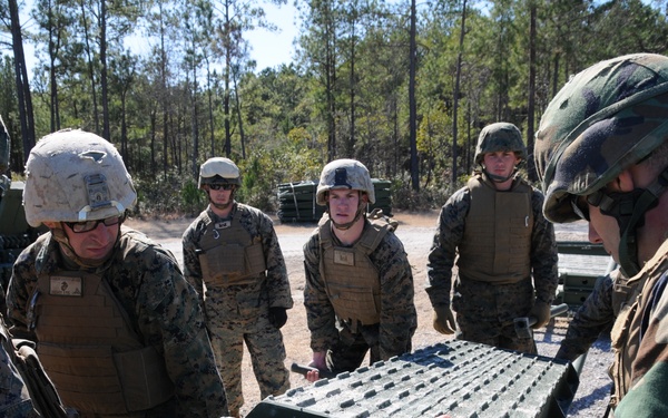 Seabees and Marines build bridges at Camp Lejeune