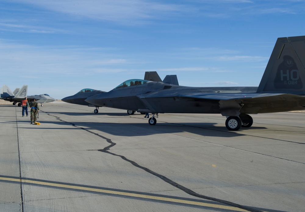 F-22 Raptor launch