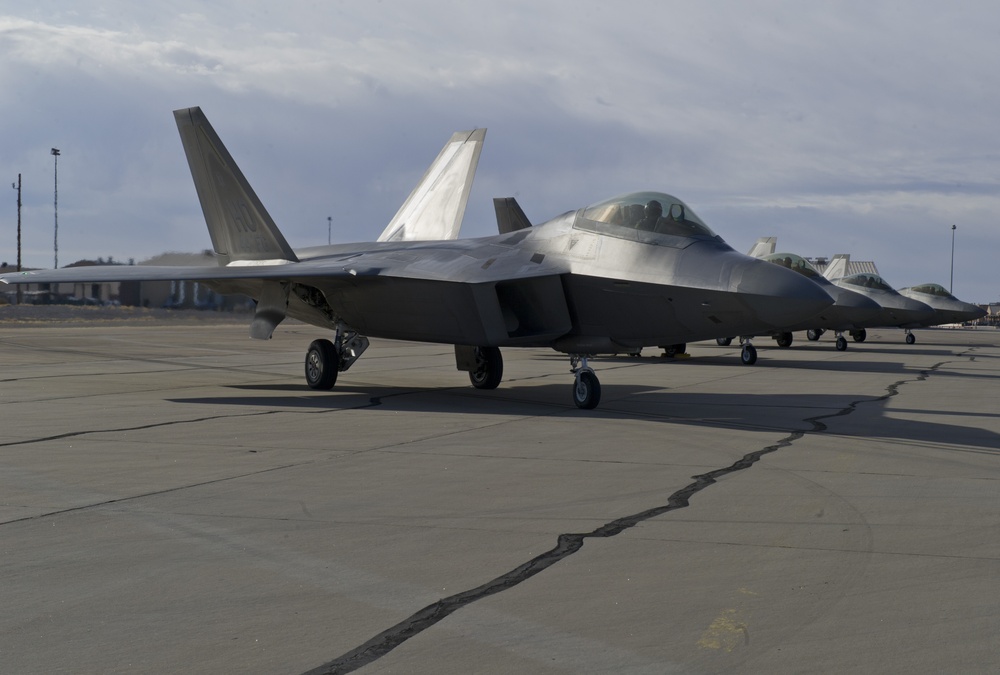 F-22 Raptor launch