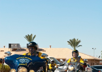 The 9th Memorial U.S. Cavalry Unit and the Arizona Chapter of the Buffalo Soldiers Motorcycle Riders Club