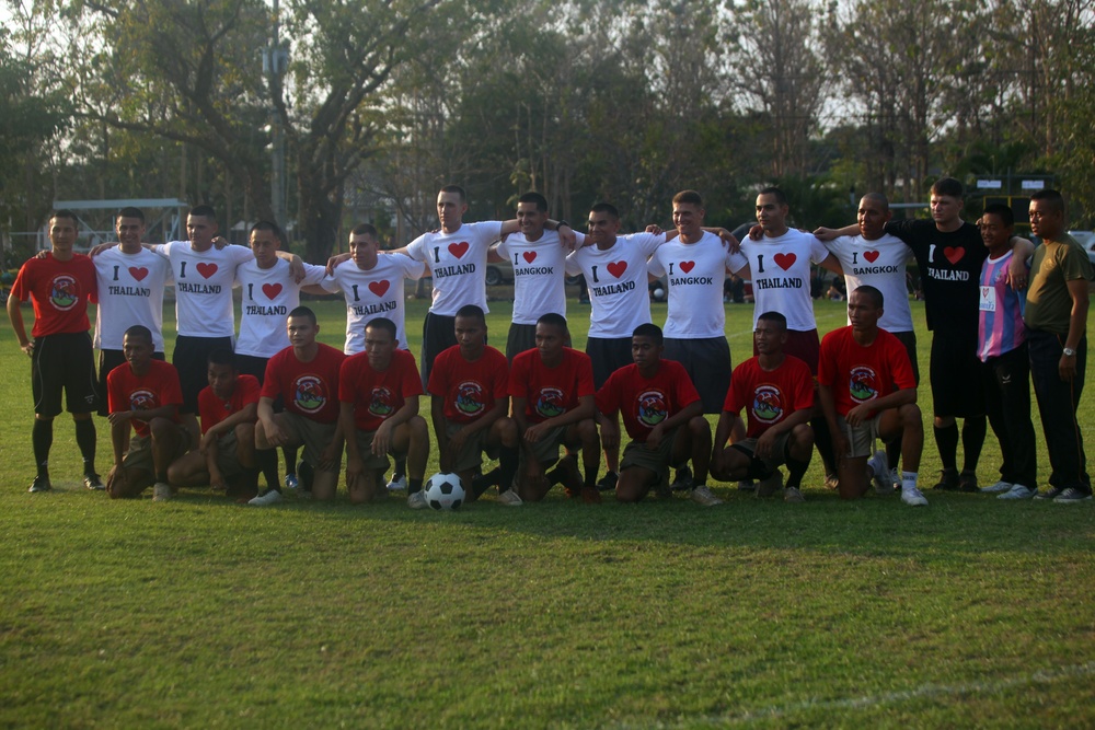 US, Thai Marines end Cobra Gold 2012 with soccer match