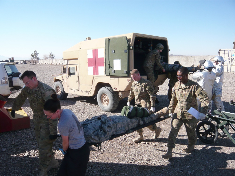 Emergency responders showcase capabilities during Afghan mishap exercise