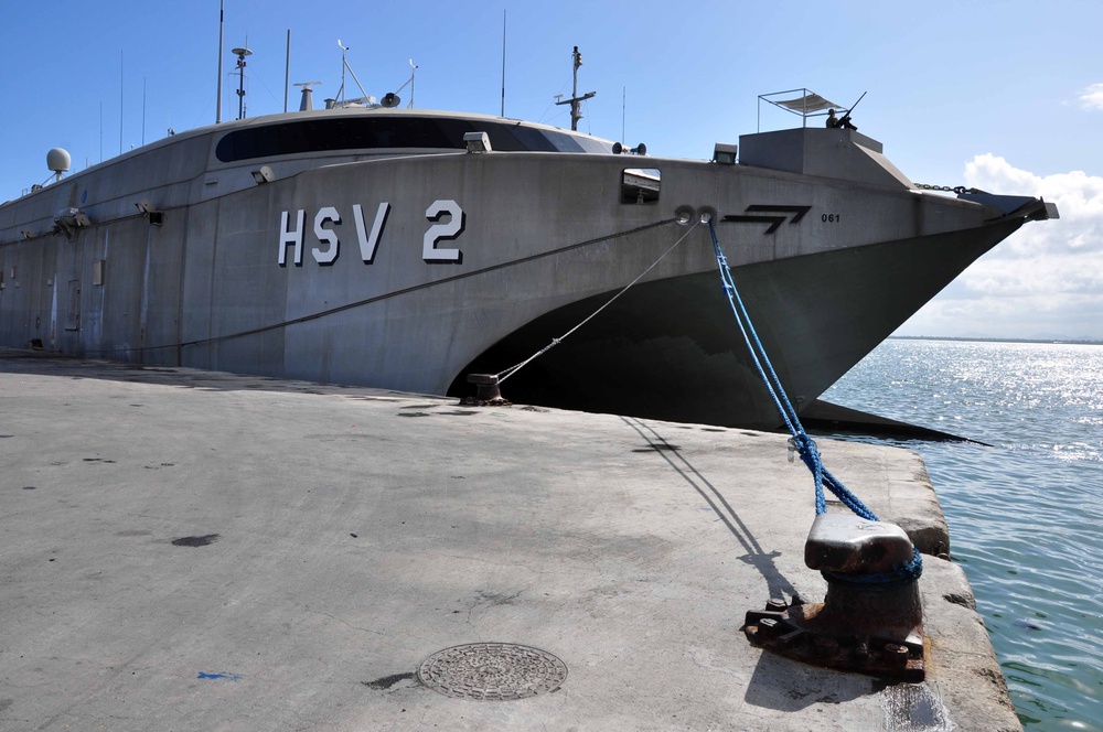 Southern Partnership Station (SPS 12)-High Speed Vessel (HSV 2) Swift