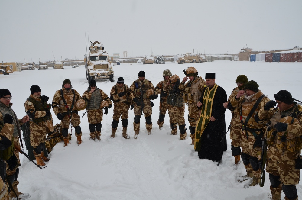 Another snow day at Forward Operating Base Bullard