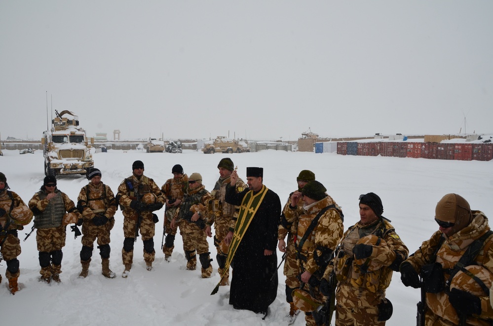 Another snow day at Forward Operating Base Bullard