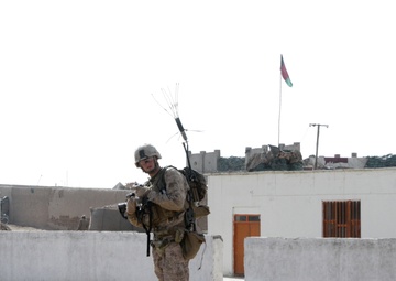 Walking point, avoiding IEDs in Sangin