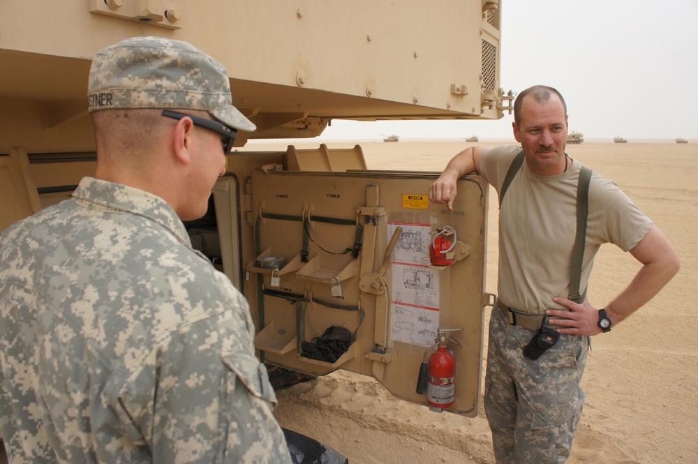 1-125 Field Artillery live fire exercise